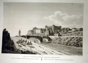 Vista de la ciudad de Toledo tomada de las orillas del Tajo