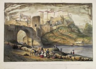 Puente de Alcantara, Alcasar (Alcazar) y convente (convento) de la Concepcion Francisca
