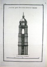 Una de las quatro torres de la Catedral de Valladolid