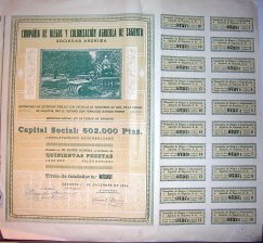 Compañía de riegos y colonizacion agricola de Sagunto Sociedad Anonima