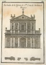 Fachada de la Iglesia de Sta. Cruz de Medina de Rioseco