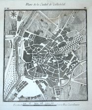 Plano de la ciudad de Valladolid