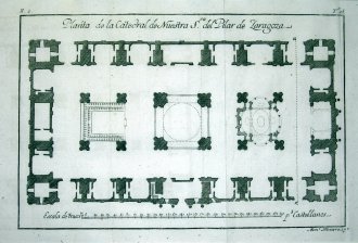 Planta de la Catedral de Nuestra Sra. Del Pilar de Zaragoza