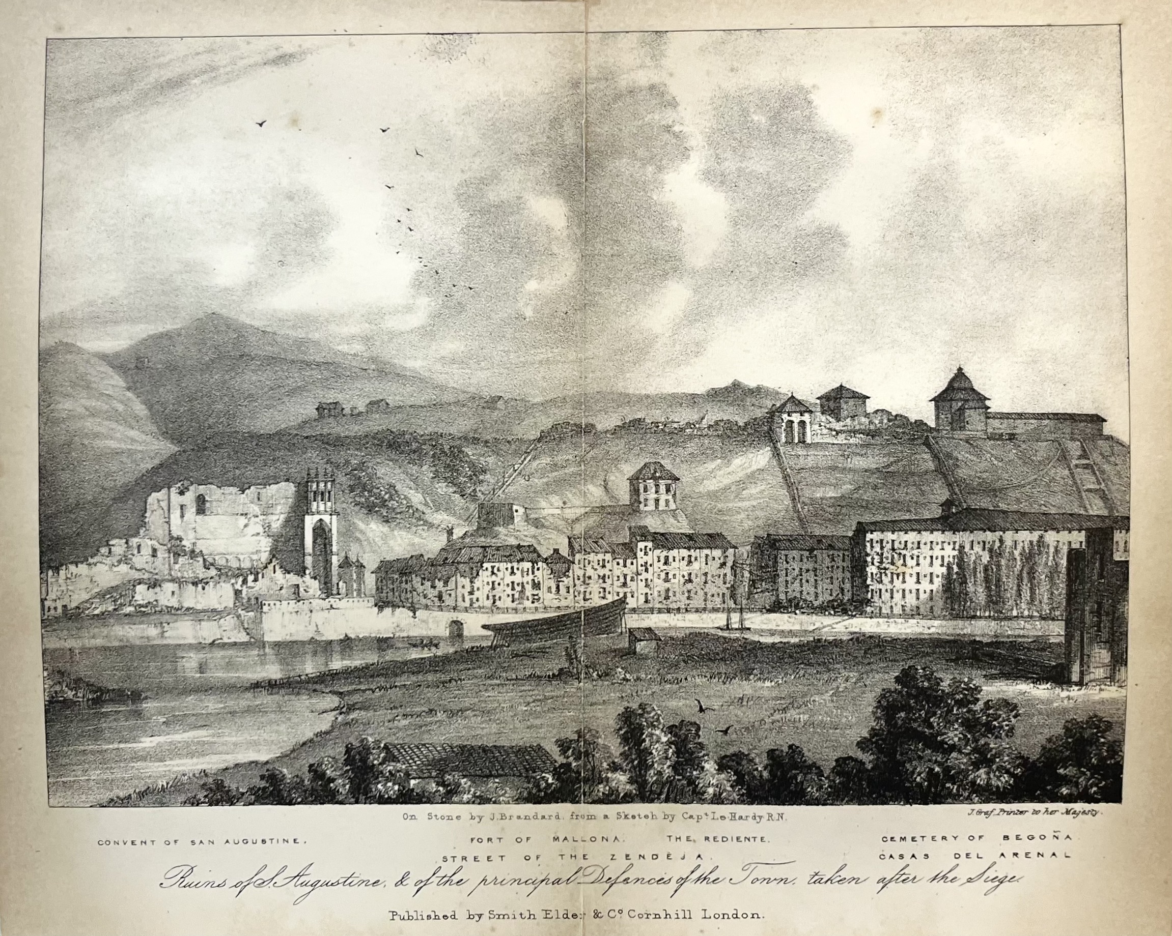 Ruins of S. Augustine & of the Principal Defences of the Town taken after the Siege