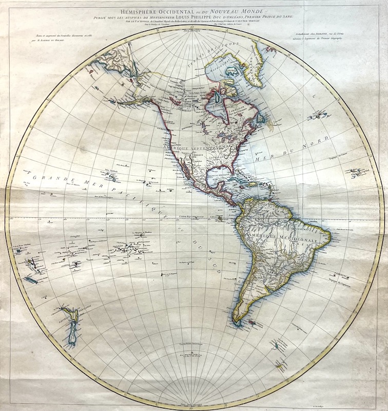 Hemisphere Occidental ou du Nouveau Monde