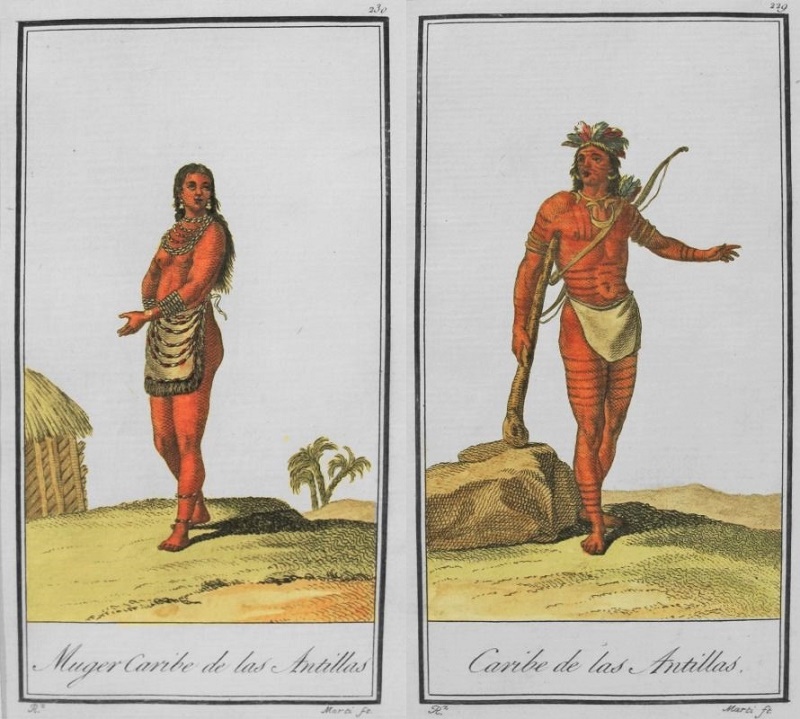 Pareja del Caribe de las Antillas