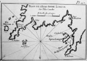 Plan de l' Isle Spine Longue sur l' Isle Candie (Creta) - ROUX, Pl. 117