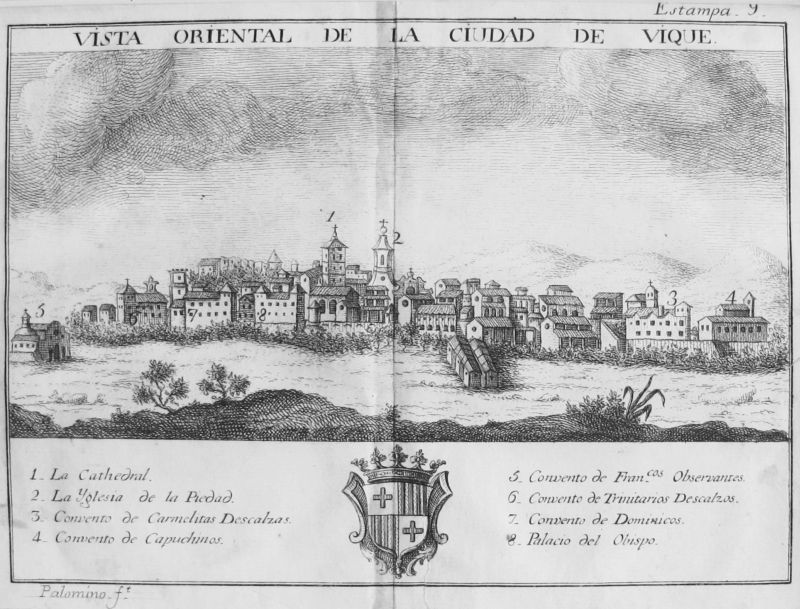 Vista Oriental de la Ciudad de Vique [Vich]