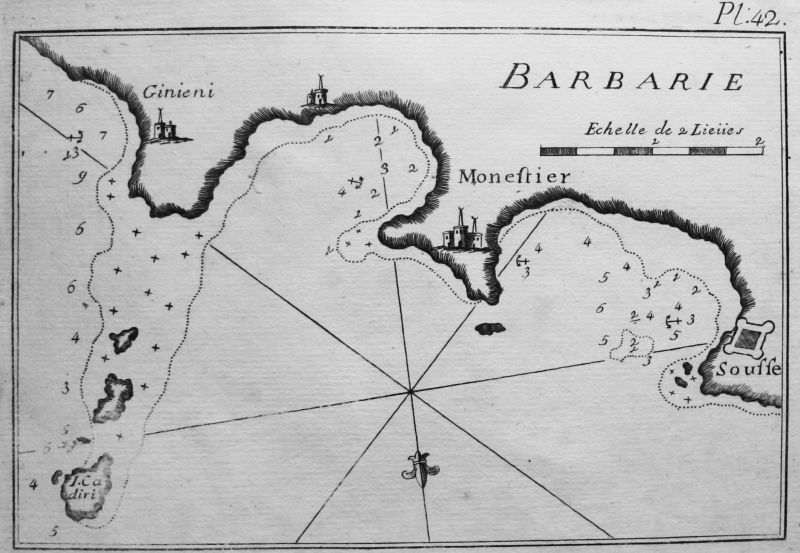 Barbarie, Ginieni, Monetrier, Souffe (Túnez) - ROUX, Pl. 42