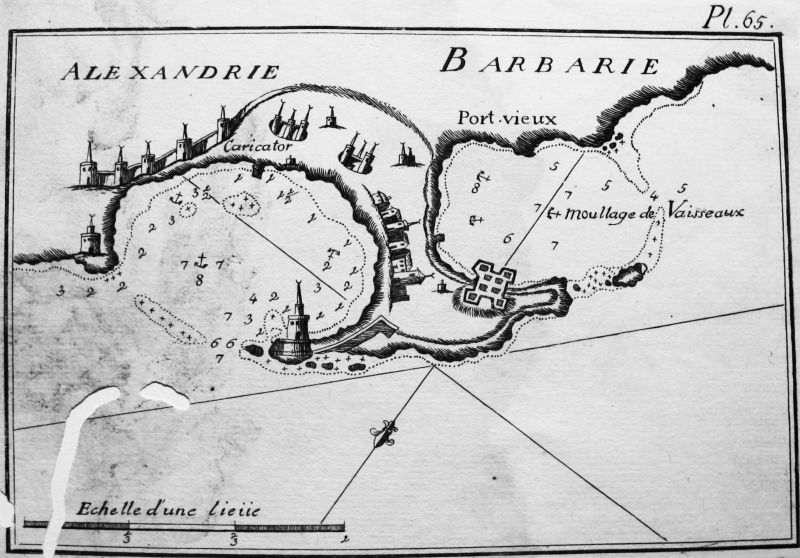 Alexandrie, Barbarie (Alejandría, Egipto) - ROUX, Pl. 65