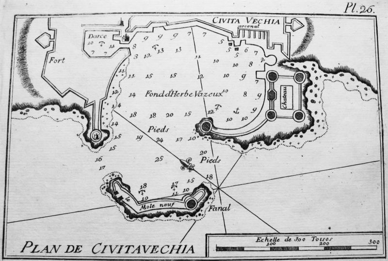 Plan de Civitavecchia (Italia). Pl.26