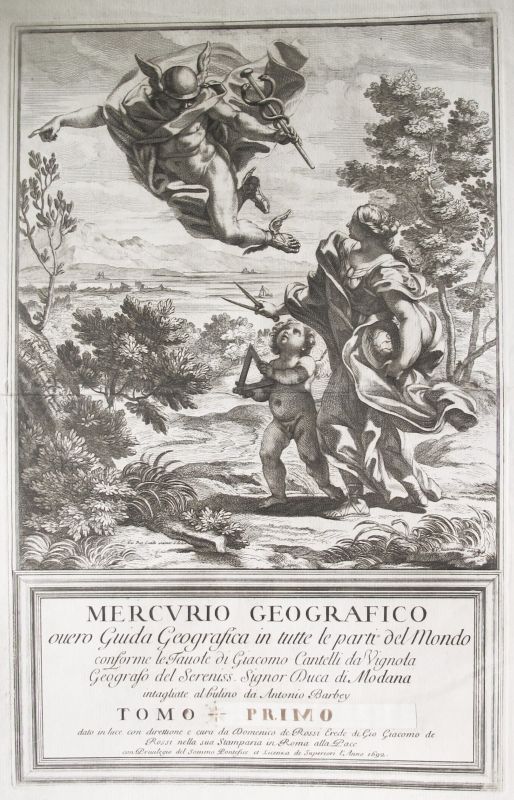 MERCURIO GEOGRAFICO ... conforme le Tavole di Giacomo Cantelli da Vignola