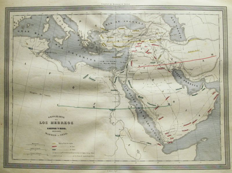 Geografía de los HEBREOS