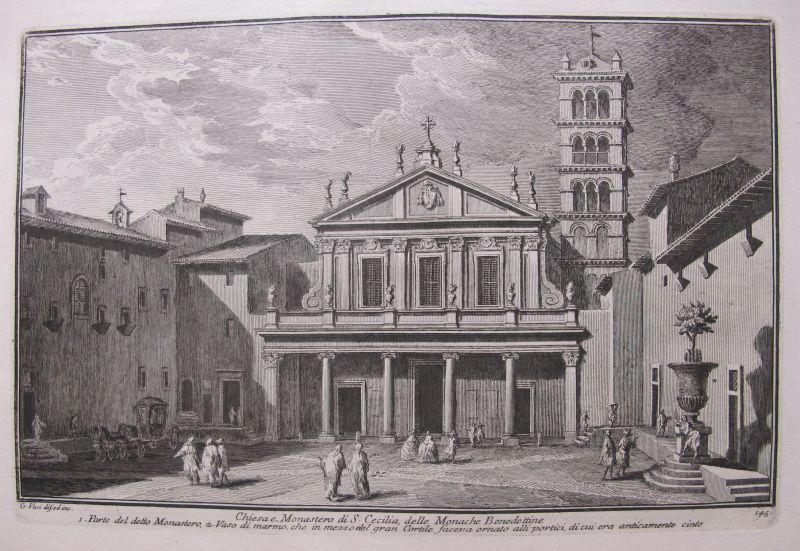 Chiesa e Monastero di S. Cecilia, delle Monache Benedettine