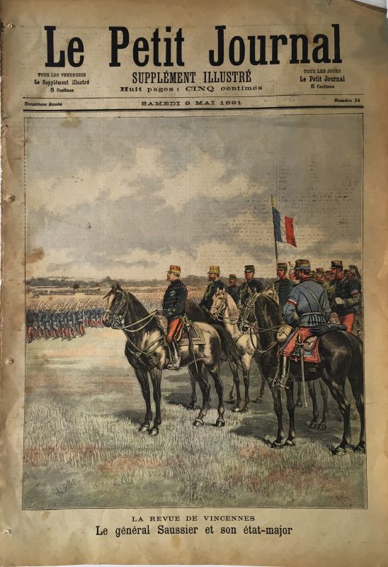 Le Petit Journal, Supplément Illustré - Samedi 9 Mai 1891, Nº 24