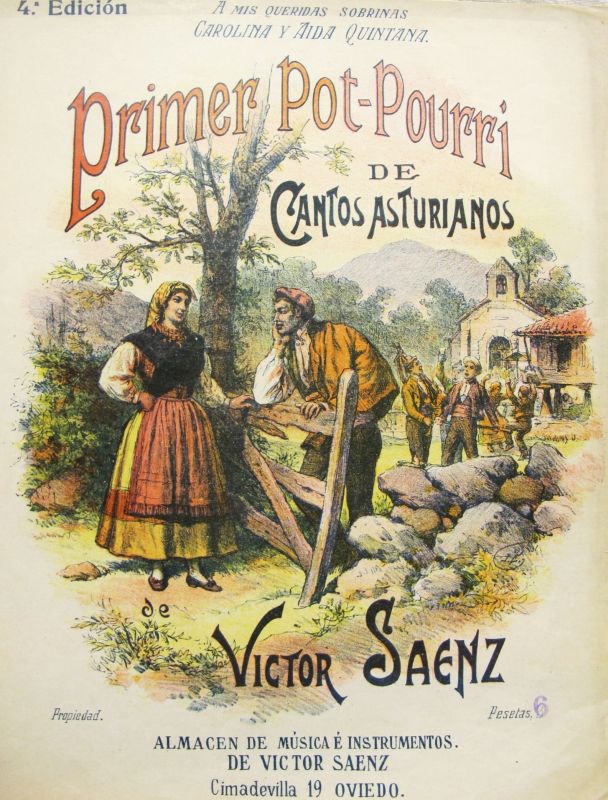 Primer Pot-Pourri de Cantos Asturianos, de Víctor Sáenz
