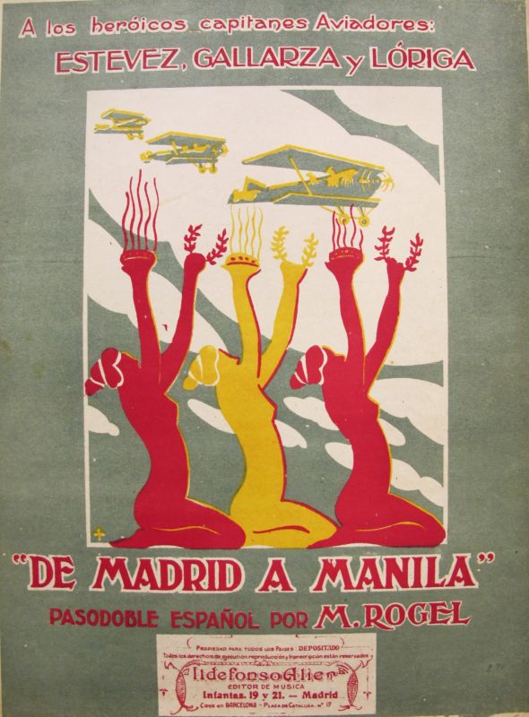 De Madrid a Manila, Pasodoble Español Español por M. Rogel