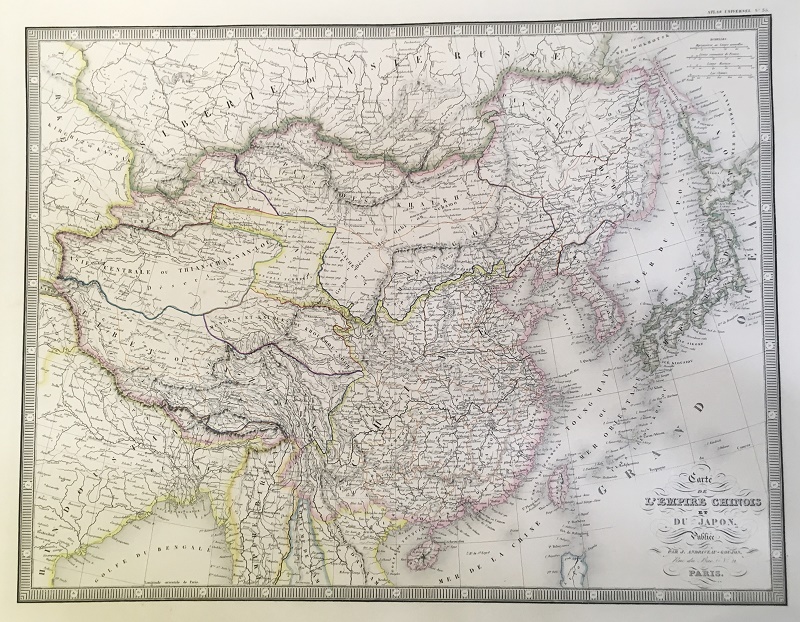 Carte de l'Empire Chinois et du Japon (China y Japón)