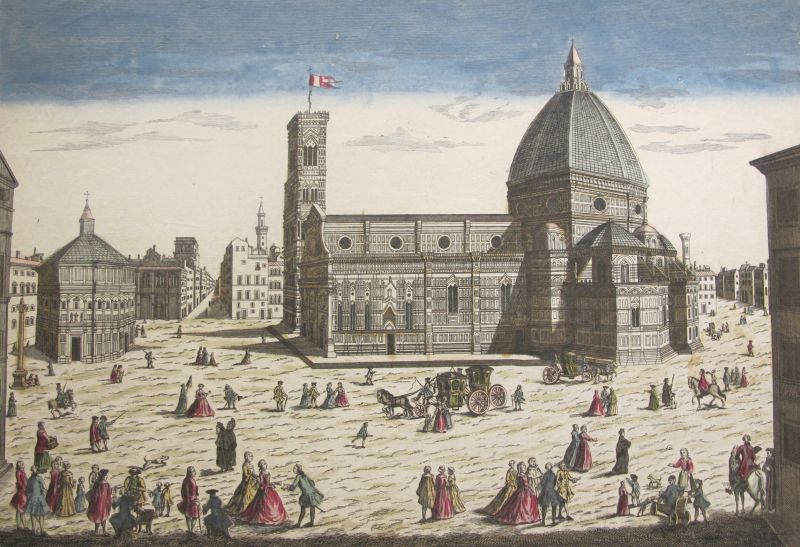 Prospectiva de la Iglesia Catedral de Florencia