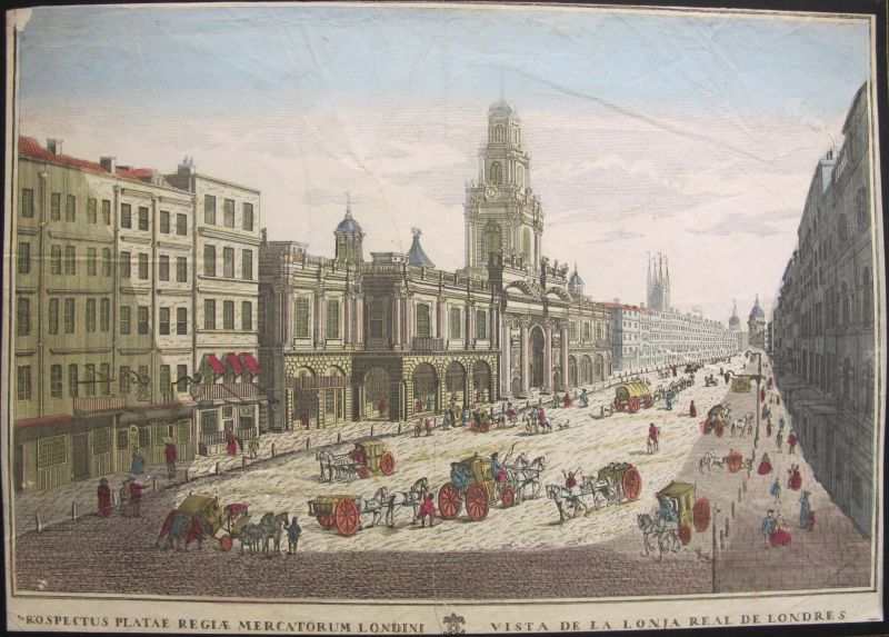 Vista de la Lonja Real de Londres