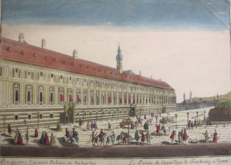 Le Palais de Cesar dans le Faubourg a Vienne, appele Favoritaql (Viena)
