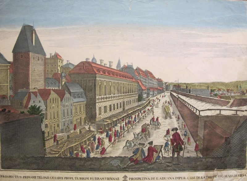 Prospetiva de l' Adiana Imperial de la Torre Colorada de Viena