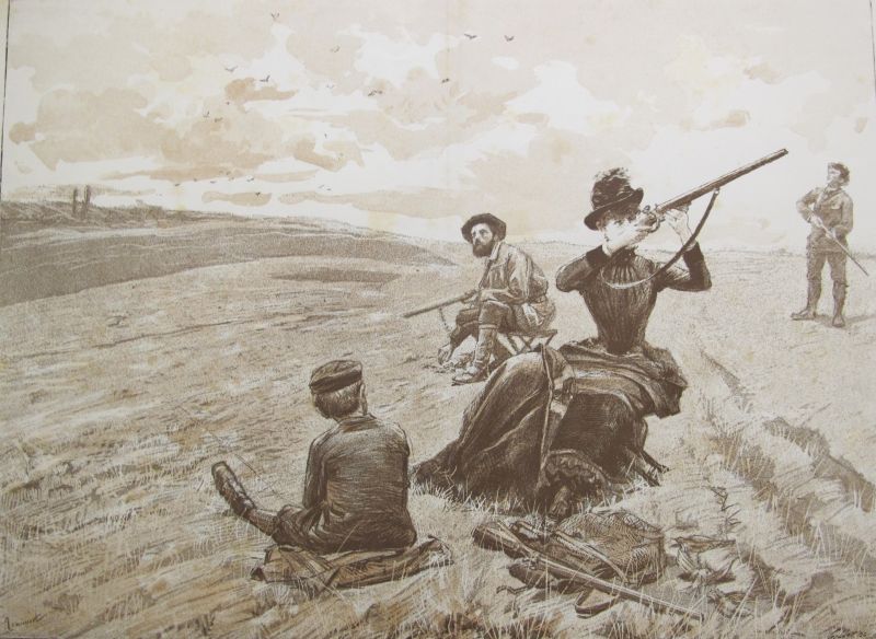 La Caza de Alondras, por G. Jeanniot
