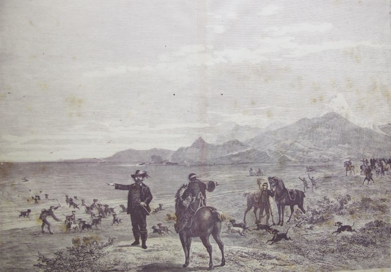 Víctor Manuel Indultando un Gamo Fugitivo en el Mediterráneo