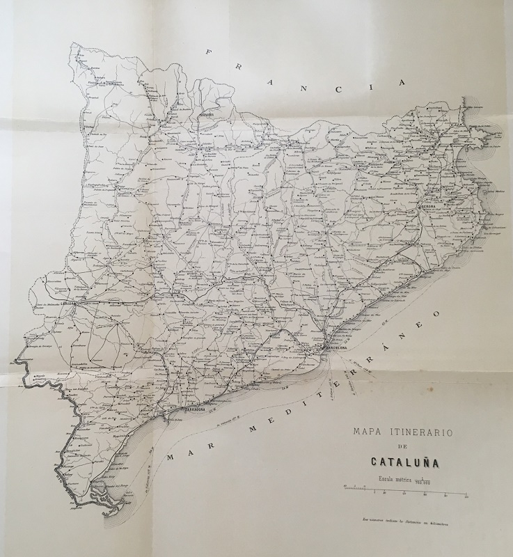Mapa Itinerario de CATALUÑA