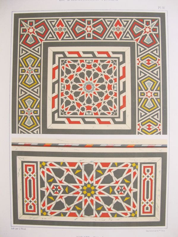 La Décoration Arabe - Pl. 81., XVII eme. Siècle