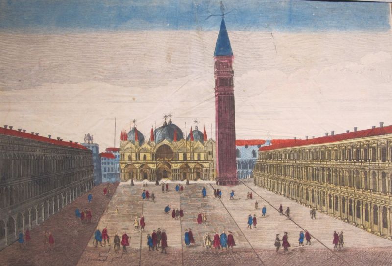 Prospectus Versus Tempi Cathedrale S Marci / Catedral de San Marcos en Venecia