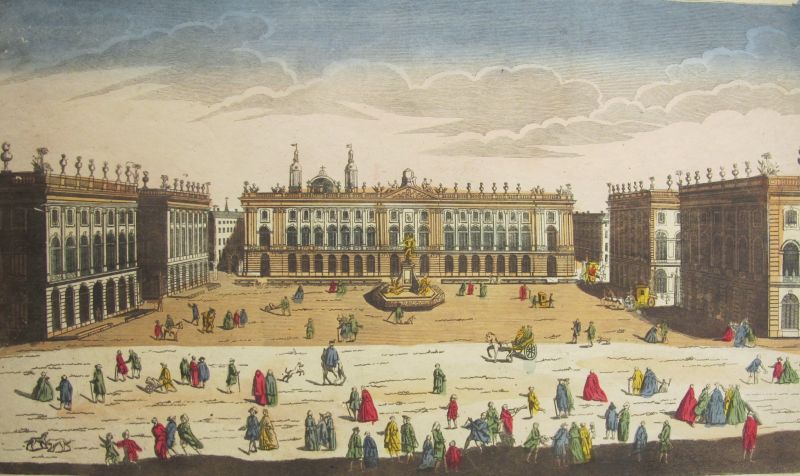 Vue et Perspective Meridionale de la Place Royale de Nancy / Plaza Real de Nancy