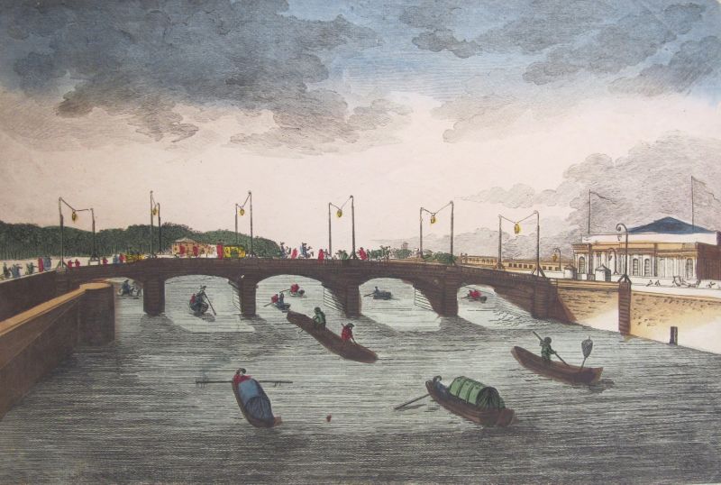 Vue du Pont de la Concorde et du Palais du Corps Legislative Executée par Peronel (Paris)