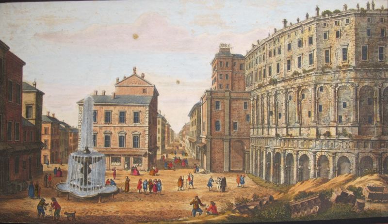 A View of Marcellus 's Theatre at Rome / Teatro de Marcelo de Roma