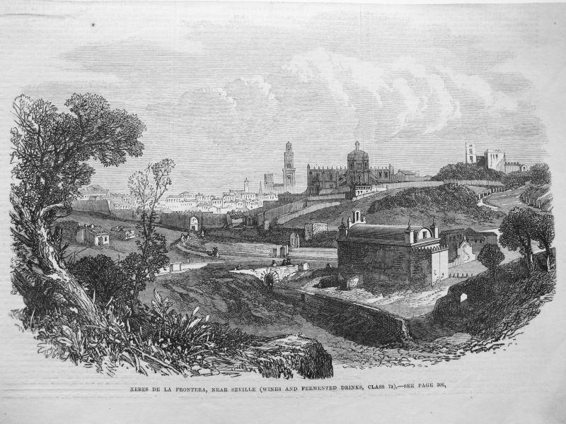 Xeres de la Frontera, near Seville (Wines and Fermented Drinks) / Jerez de la Frontera, cerca de Sevilla (Vinos y bebidas fermentadas)