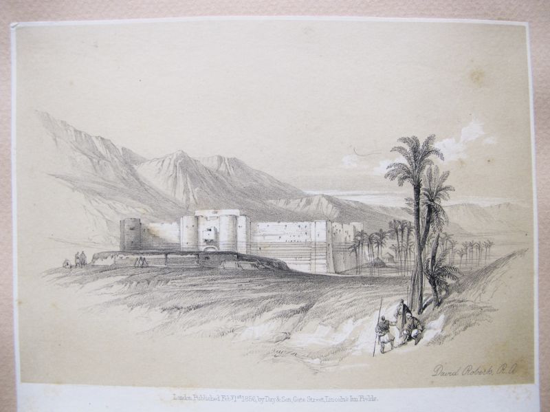 Fortress of Akabah, Arabia Petraea / Fuerte de Akabah, Arabia Petrea