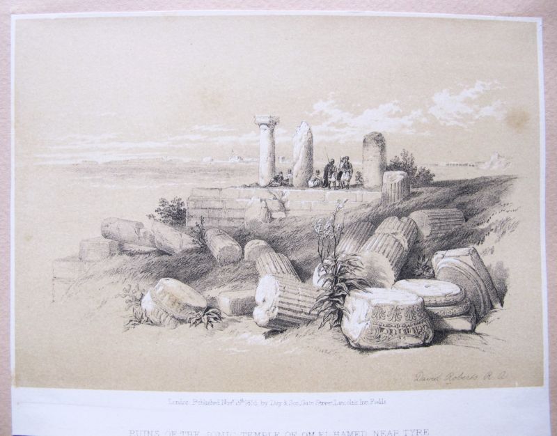 Ruins of the Ionic Temple of Om el Hamed near Tyre / Ruinas del Templo Ionic de Om el Hamed cerca de Tiro (Libano)