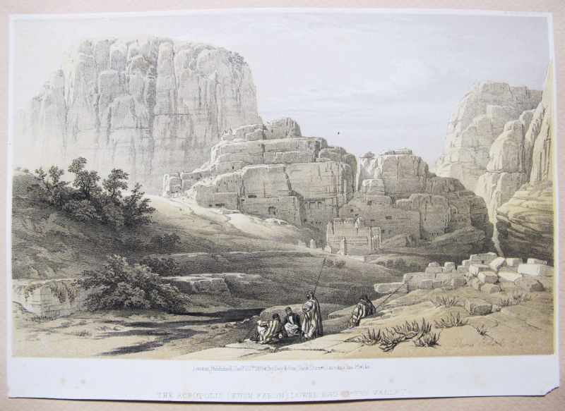 The Acropolis (Kusr Faron) Lower end of the Valley / La Acropolis (Kusr Faron), extremo inferior del Valle