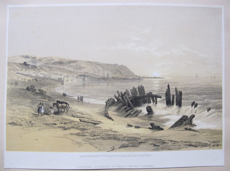 Caiphas, looking towards Mount Carmel (Monte Carmelo, Israel)