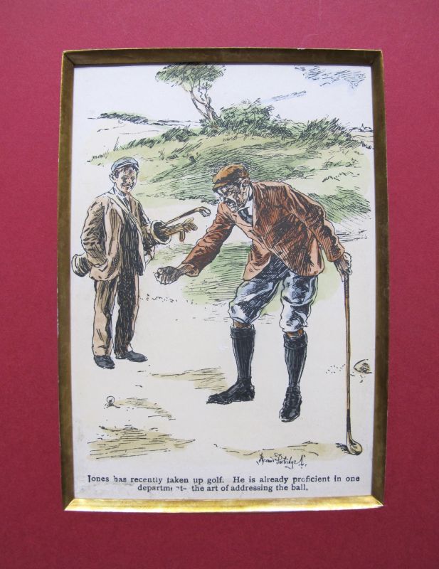 Mr. Punch's Golf Stories - Jone has recently taken up golf