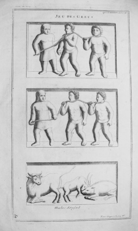 Jeu des Grecs, Marbre d'Oxford / Juego de Griegos, Mármol de Oxford