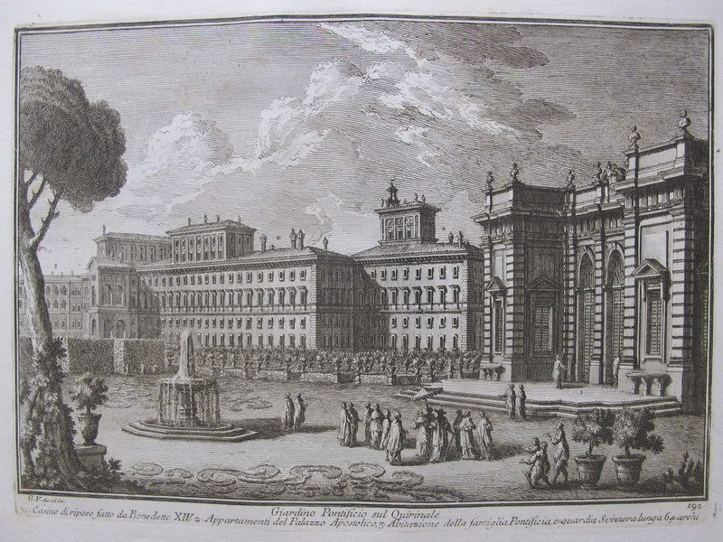 Giardino Pontificio sul Quirinale