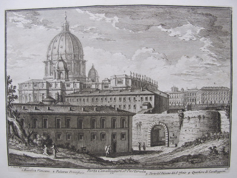 Porta Cavalleggieri ot. Posterula, Basilica Vaticana