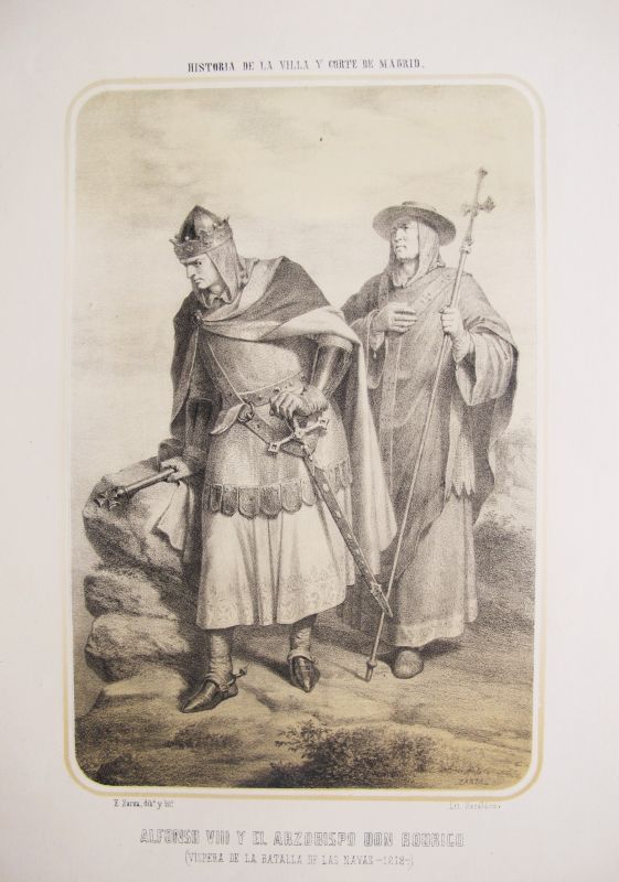 Historia de la Villa y Corte de Madrid - Alfonso VIII y el Arzobispo don Rodrigo (Víspera de la Batalla de las Navas, 1818)
