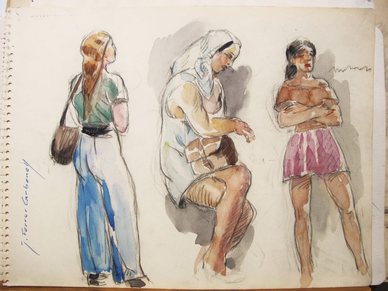 Museo del Prado (Mujeres 2) (Acurelas)