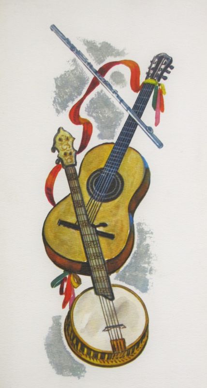 Guitarra, Banjo y Flauta Travesera / Guitar, Banjo and Transverse Flute