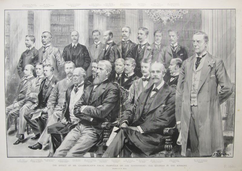 The Effect of Mr. Chamberlain 's Fiscal Proposals on the Government : The Changes in the Ministry - Sept. 26, 1903