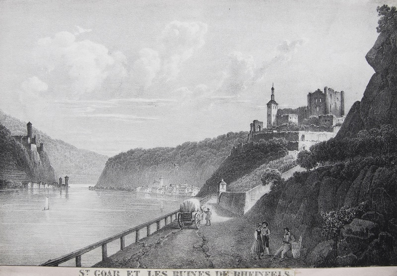 St. Goar et les Ruines de Rheinfels [Castillo de Rheinfels]