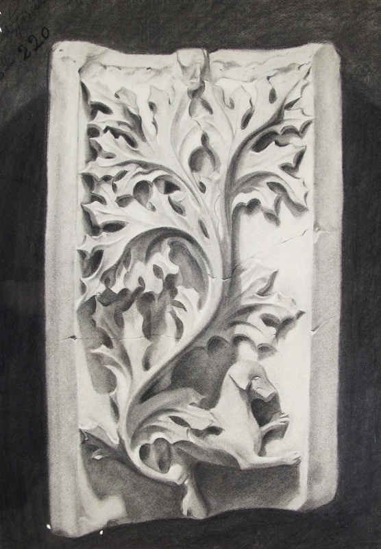 Relieve Vegetal - V (con figura canina)