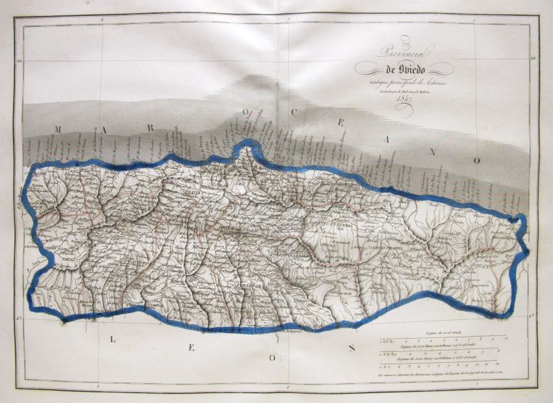 Provincia de Oviedo, antiguo Principado de Asturias